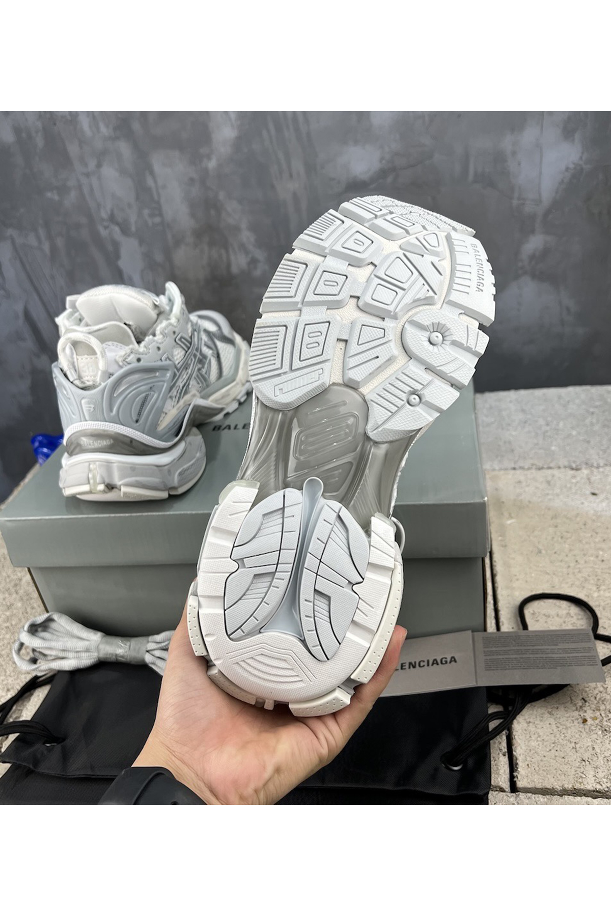Balenciaga, Runner, Women's Sneaker, White - Afbeelding 9