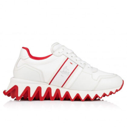Christian Louboutin, Loubishark, Women's Sneaker, White