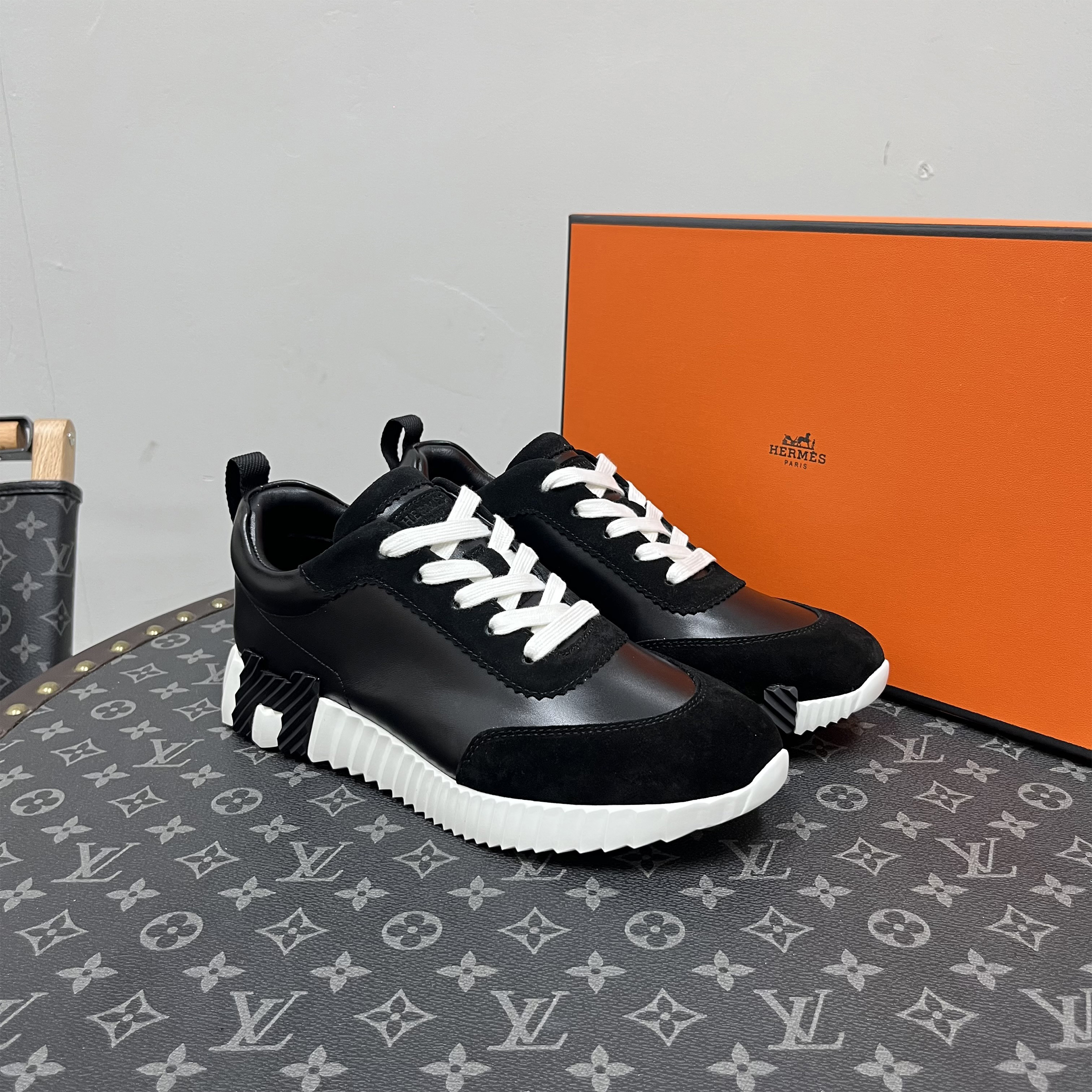 Hermes, Bouncing, Women's Sneaker, Black - Afbeelding 2
