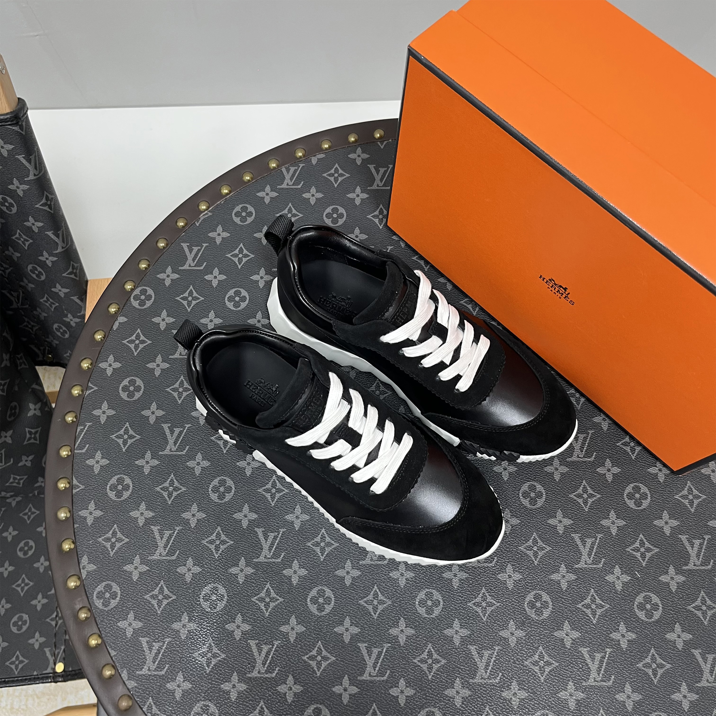 Hermes, Bouncing, Women's Sneaker, Black - Afbeelding 3
