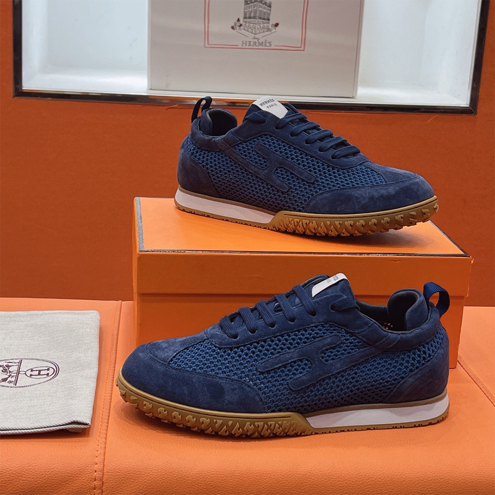 Hermes, Jet, Women's Sneaker, Navy - Afbeelding 3