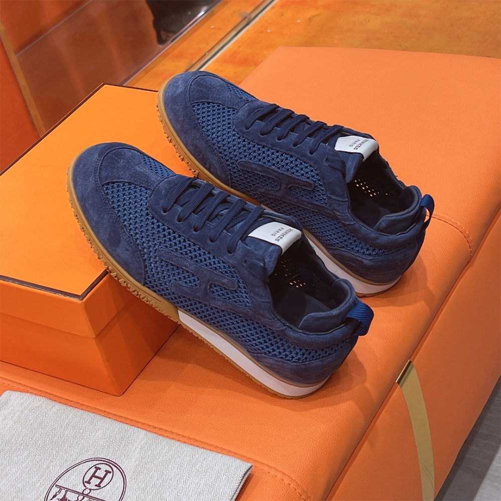 Hermes, Jet, Women's Sneaker, Navy - Afbeelding 4