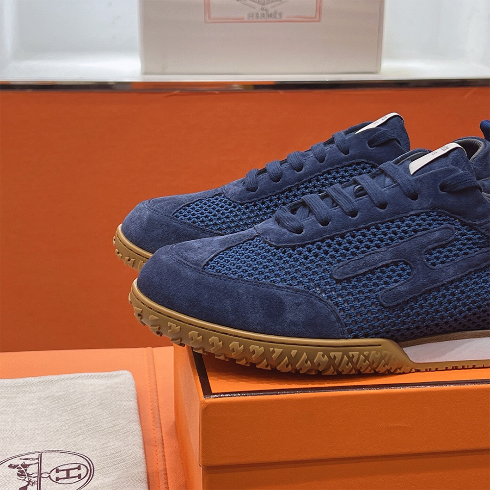 Hermes, Jet, Women's Sneaker, Navy - Afbeelding 7