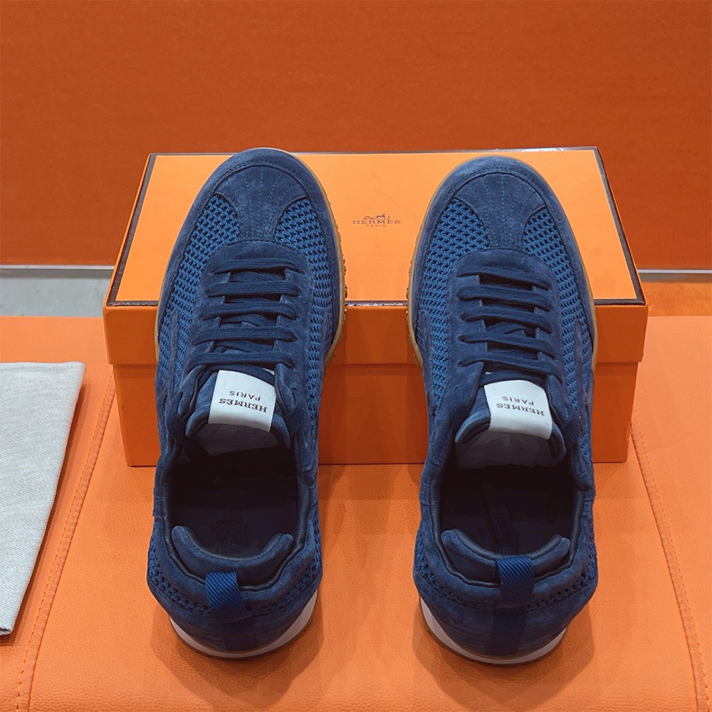 Hermes, Jet, Women's Sneaker, Navy - Afbeelding 8