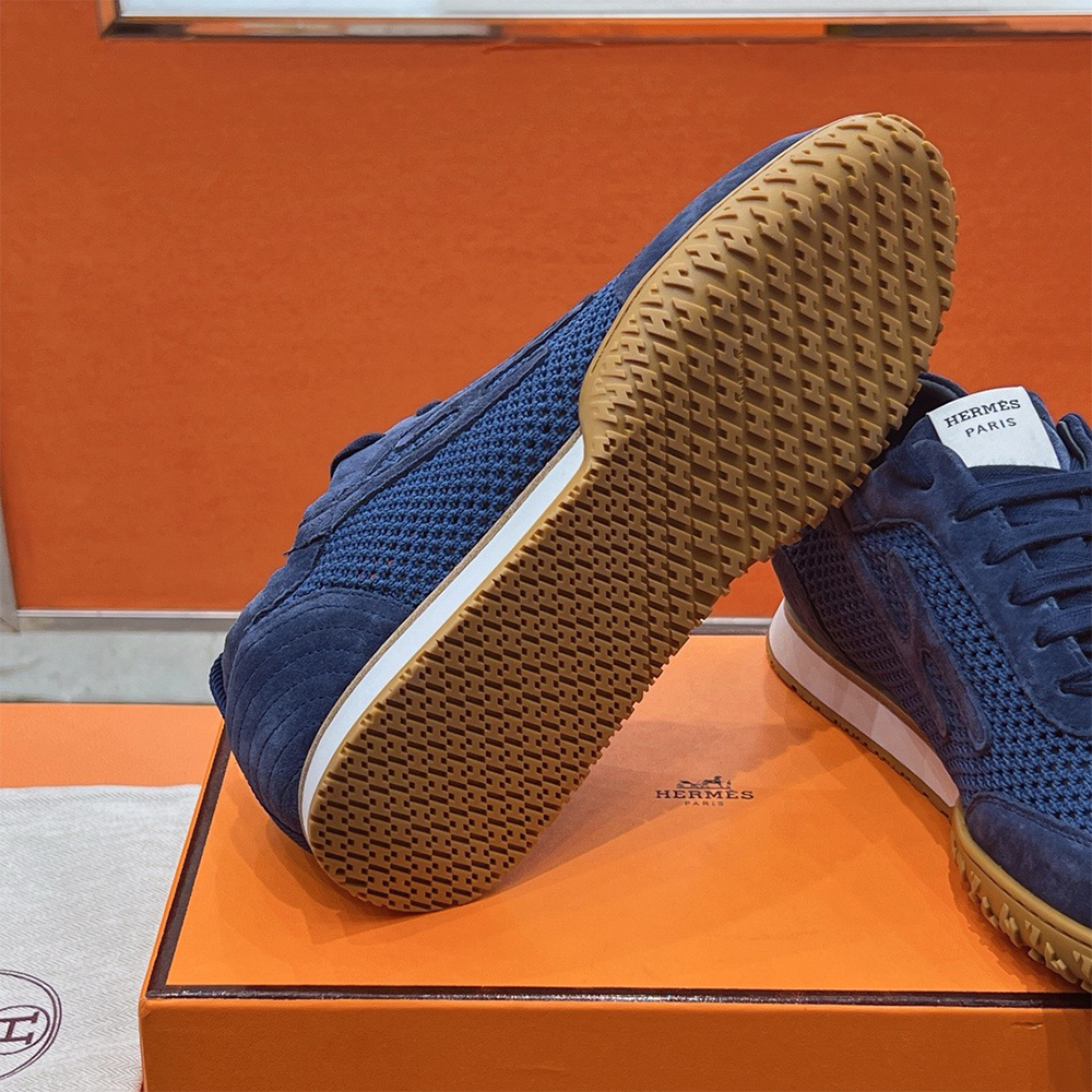 Hermes, Jet, Women's Sneaker, Navy - Afbeelding 9
