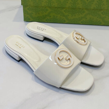 Gucci, Women's Slipper, White
