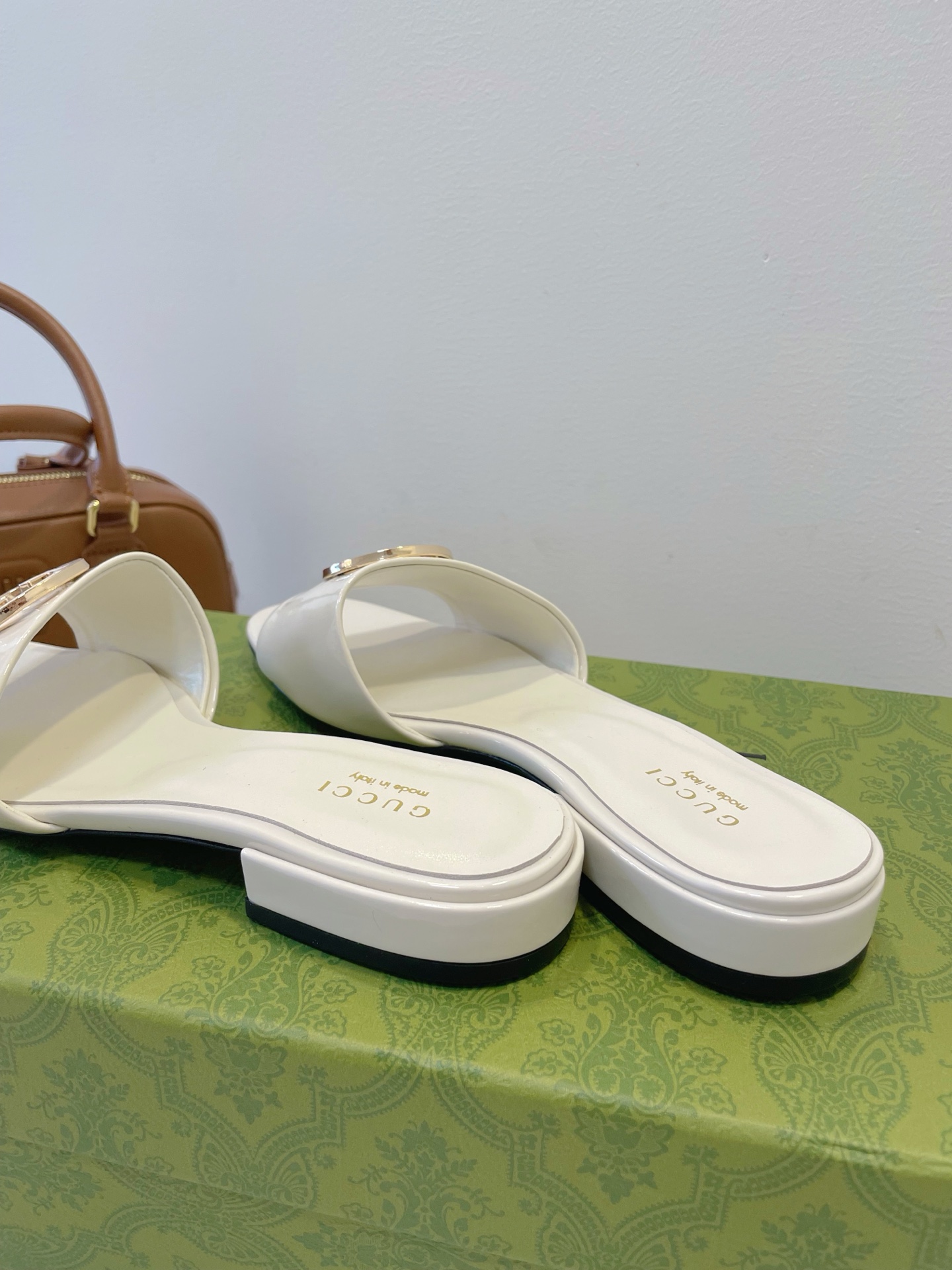 Gucci, Women's Slipper, White - Afbeelding 6