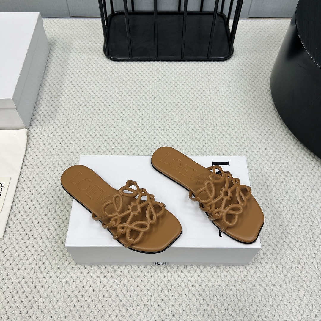 Loewe, Women's Slipper, Brown - Afbeelding 2