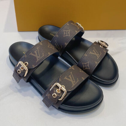 Louis Vuitton, Women's Slipper, Brown