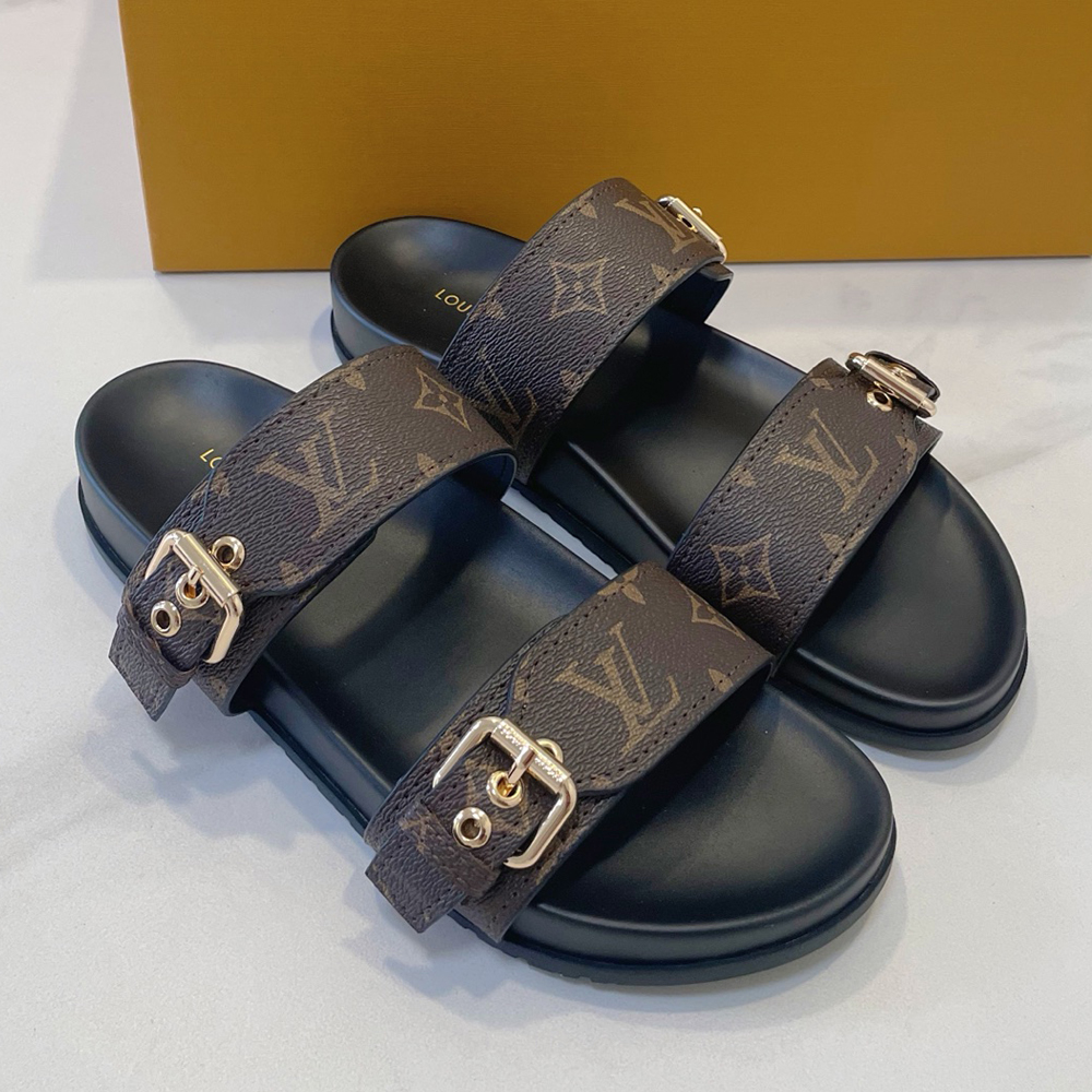 Louis Vuitton, Women's Slipper, Brown