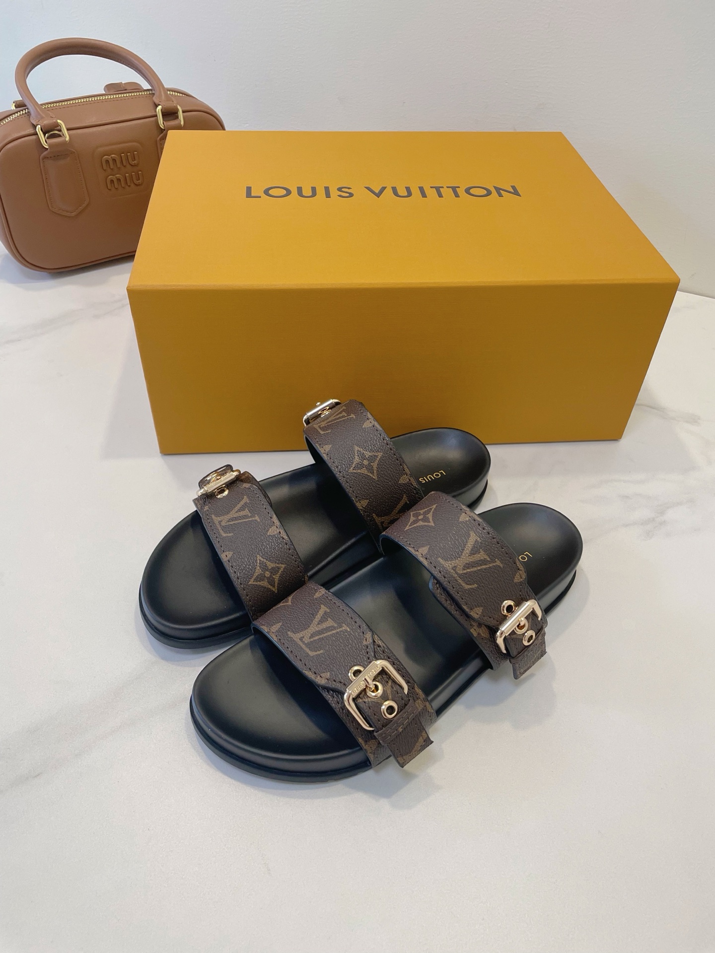 Louis Vuitton, Women's Slipper, Brown - Afbeelding 8