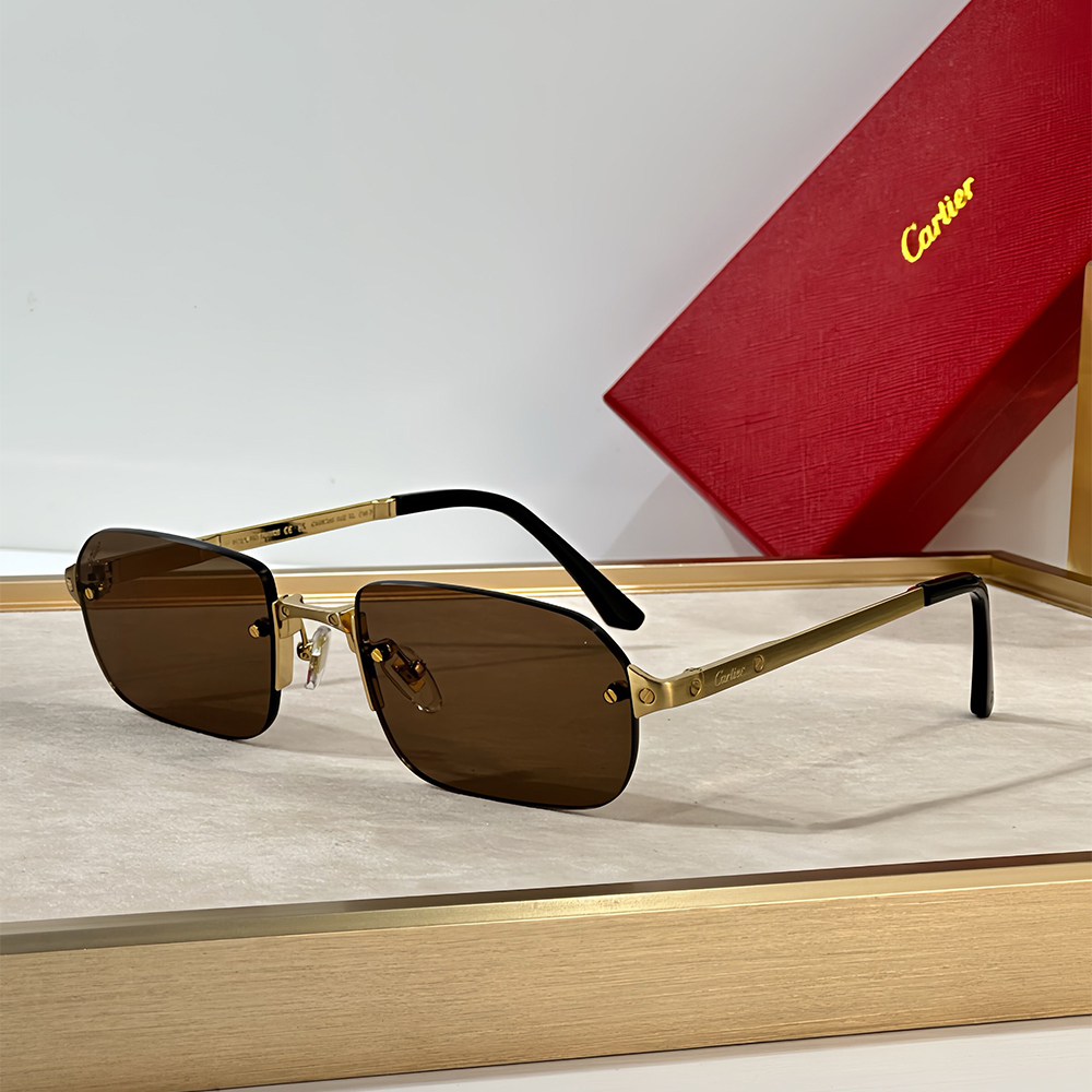 Cartie, Santos Rectangle Frame, Unisex Sunglass