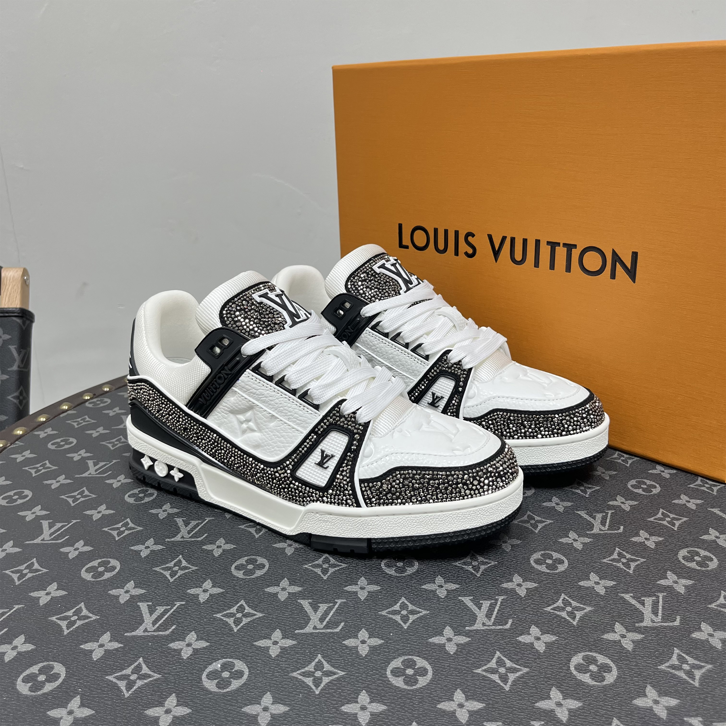 Louis Vuitton, Trainer, Women's Sneaker, Black - Afbeelding 2