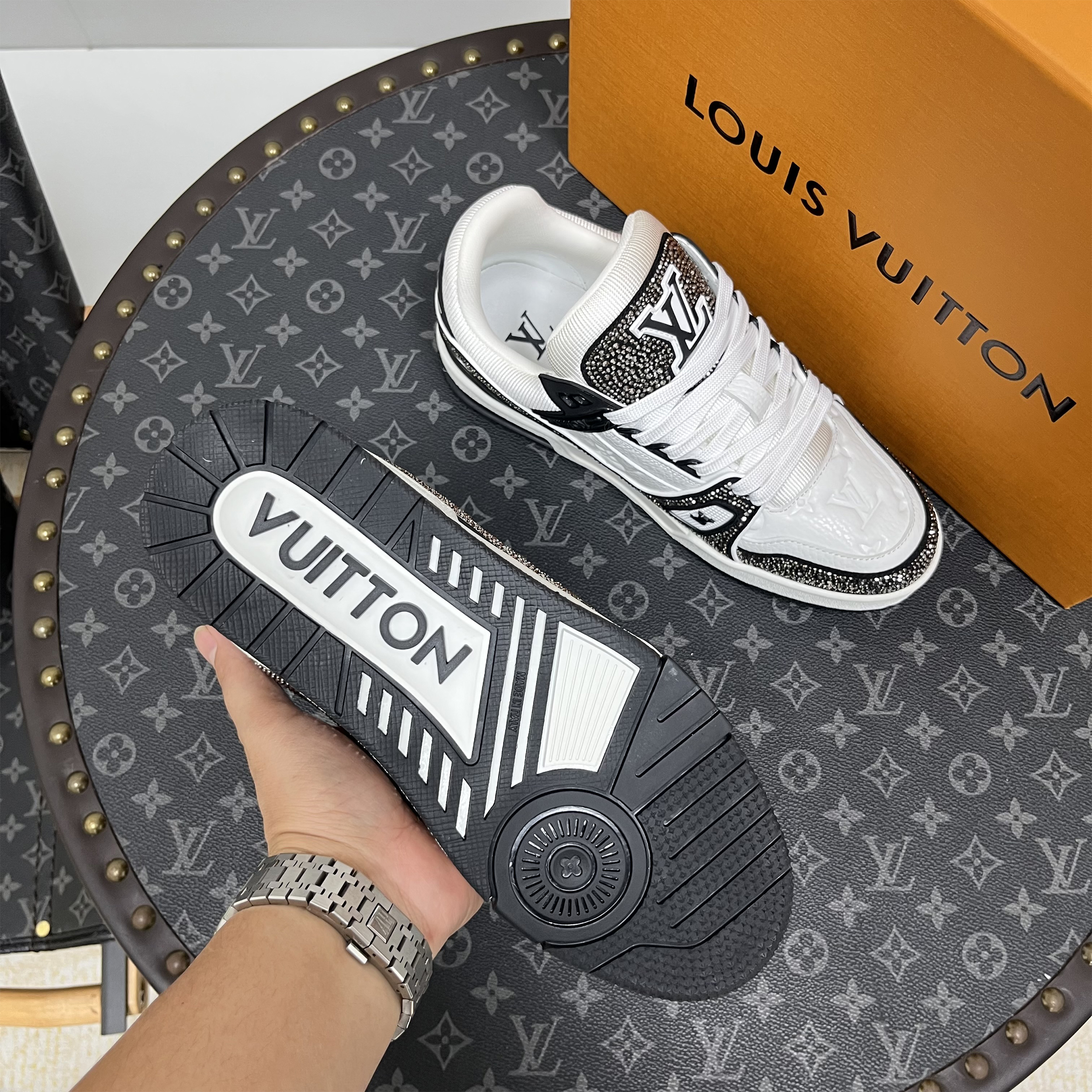 Louis Vuitton, Trainer, Women's Sneaker, Black - Afbeelding 5