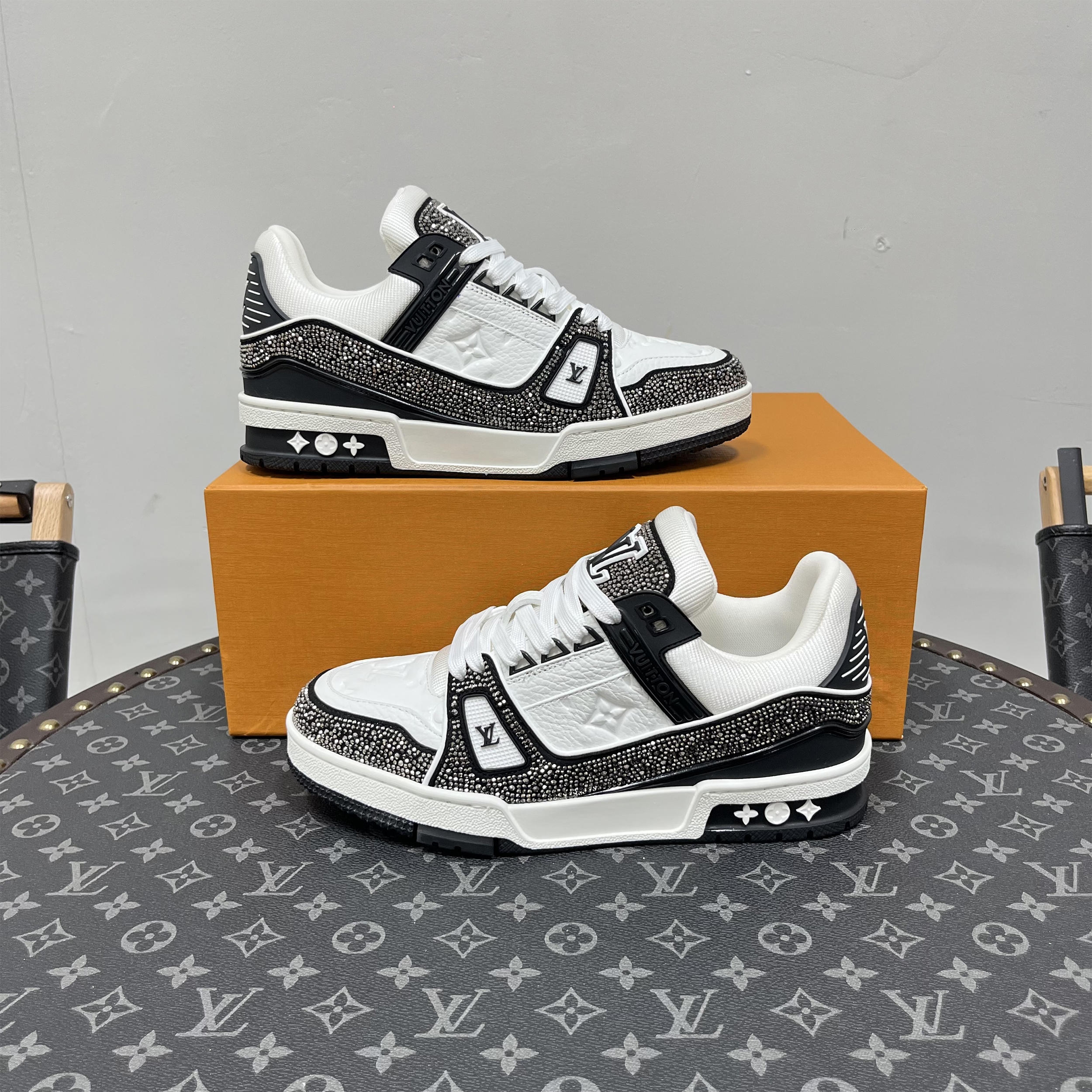 Louis Vuitton, Trainer, Women's Sneaker, Black - Afbeelding 7