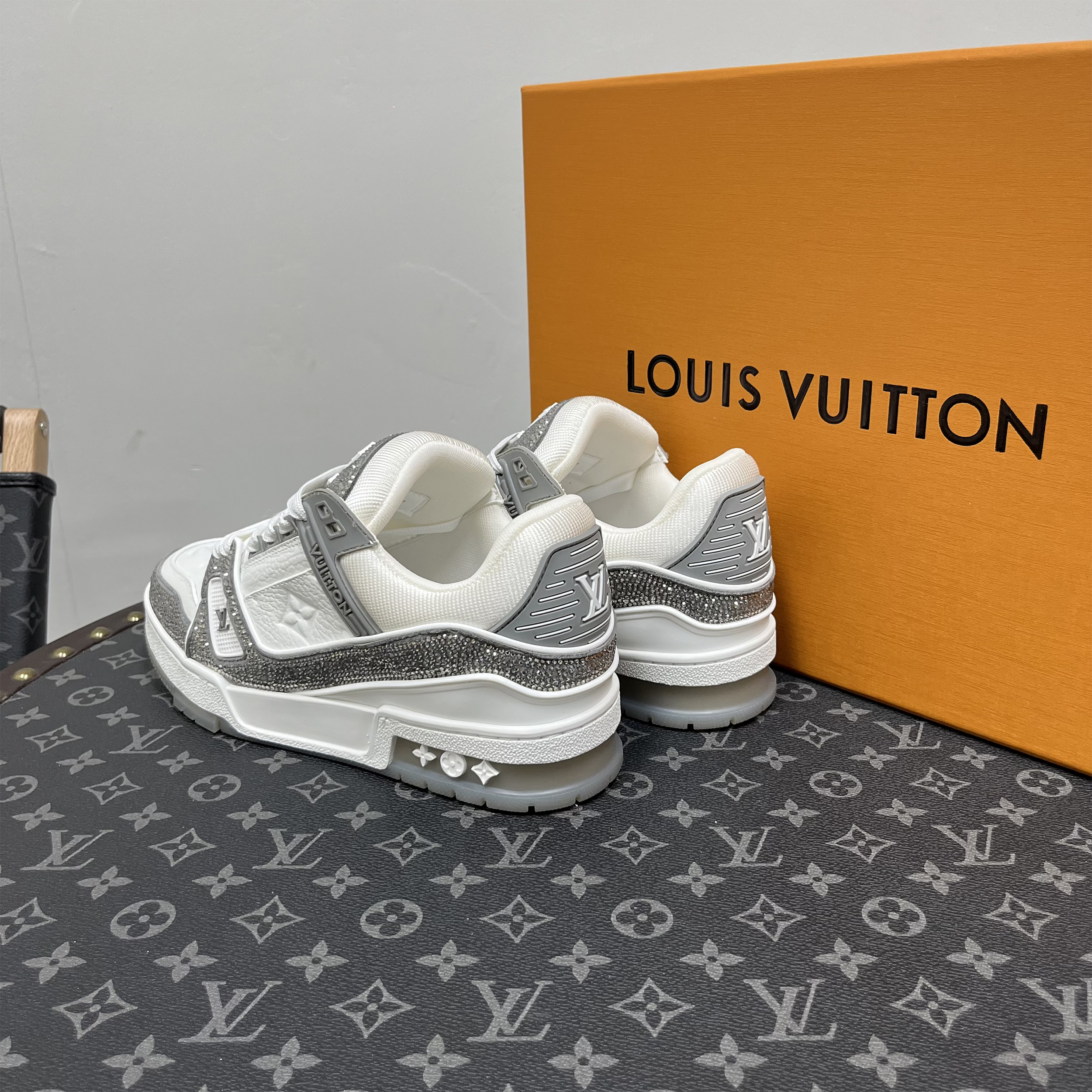 Louis Vuitton, Trainer, Women's Sneaker, Grey - Afbeelding 6
