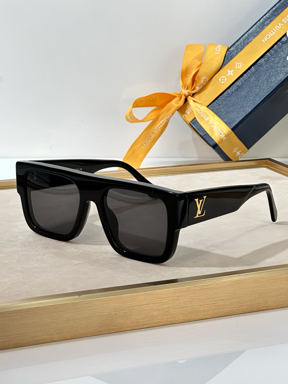 Louis Vuitton, Clash Square, Unisex, Sunglass, Black