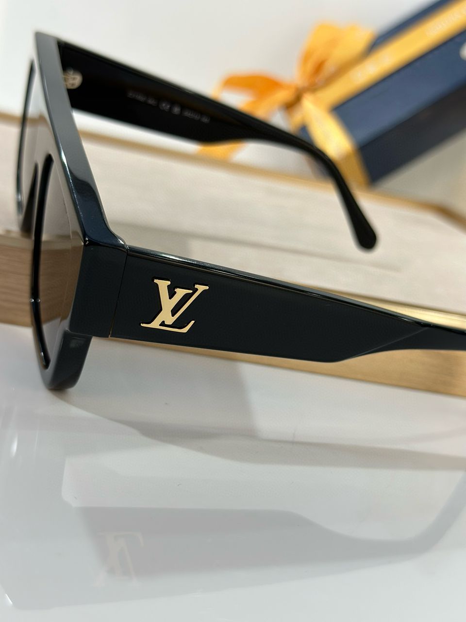 Louis Vuitton, Clash Square, Unisex, Sunglass, Black - Afbeelding 4