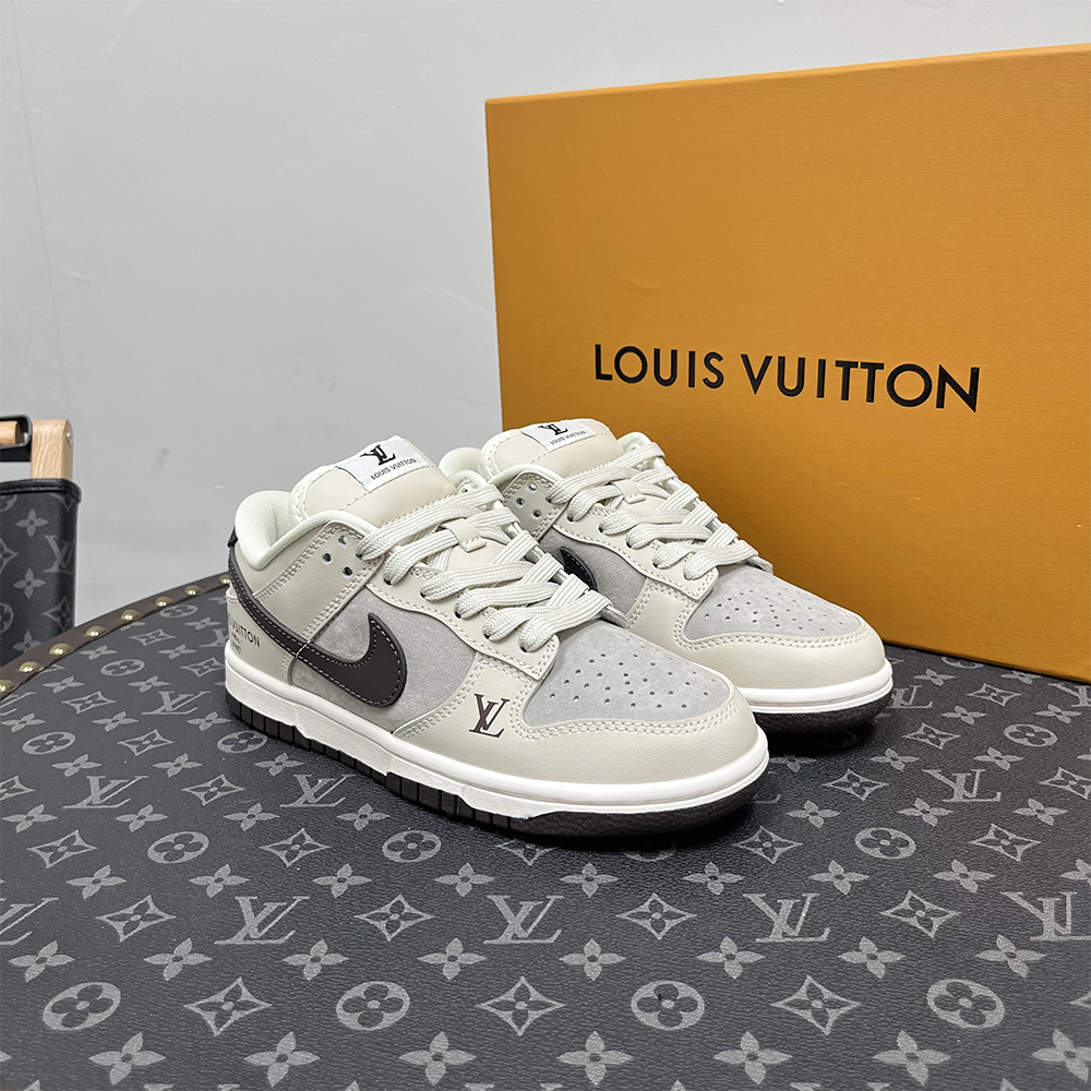 Louis Vuitton x Nike, Air Force, Women's Sneaker, Grey - Afbeelding 2