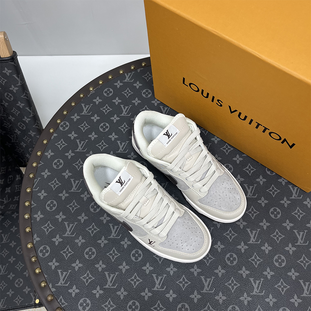 Louis Vuitton x Nike, Air Force, Women's Sneaker, Grey - Afbeelding 3