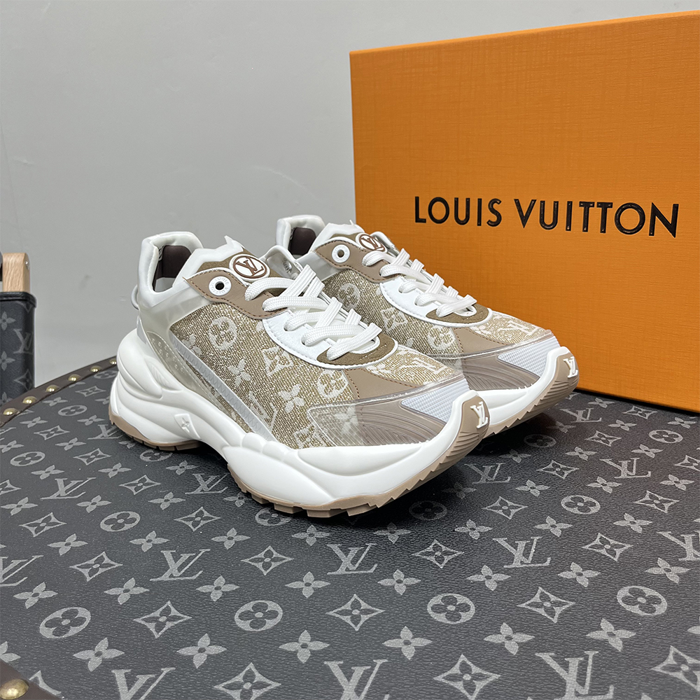 Louis Vuitton, Run 55, Women's Sneaker, Beige - Afbeelding 2