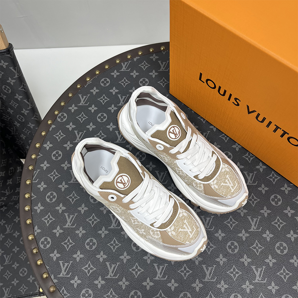 Louis Vuitton, Run 55, Women's Sneaker, Beige - Afbeelding 3