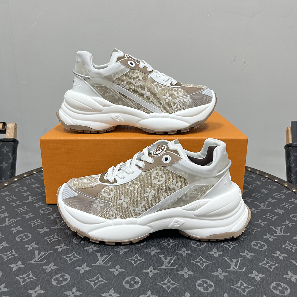 Louis Vuitton, Run 55, Women's Sneaker, Beige - Afbeelding 7