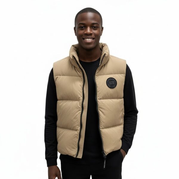 Canada Goose, Lawrence, Men's Vest, Beige, Black Label