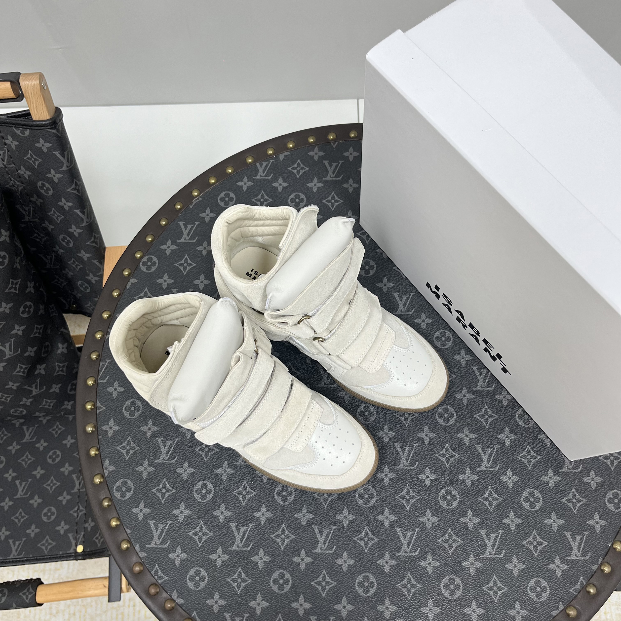 Isabel Marant, Bekett, Women's Sneaker, Beige - Afbeelding 2
