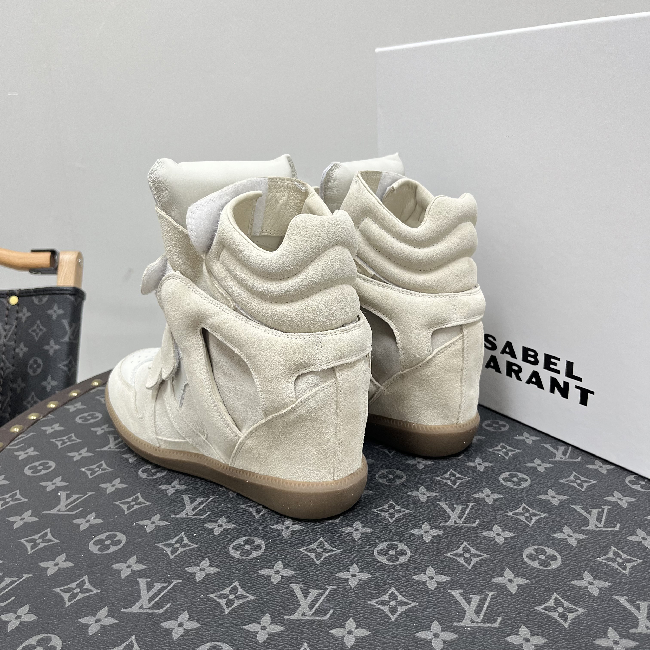 Isabel Marant, Bekett, Women's Sneaker, Beige - Afbeelding 4