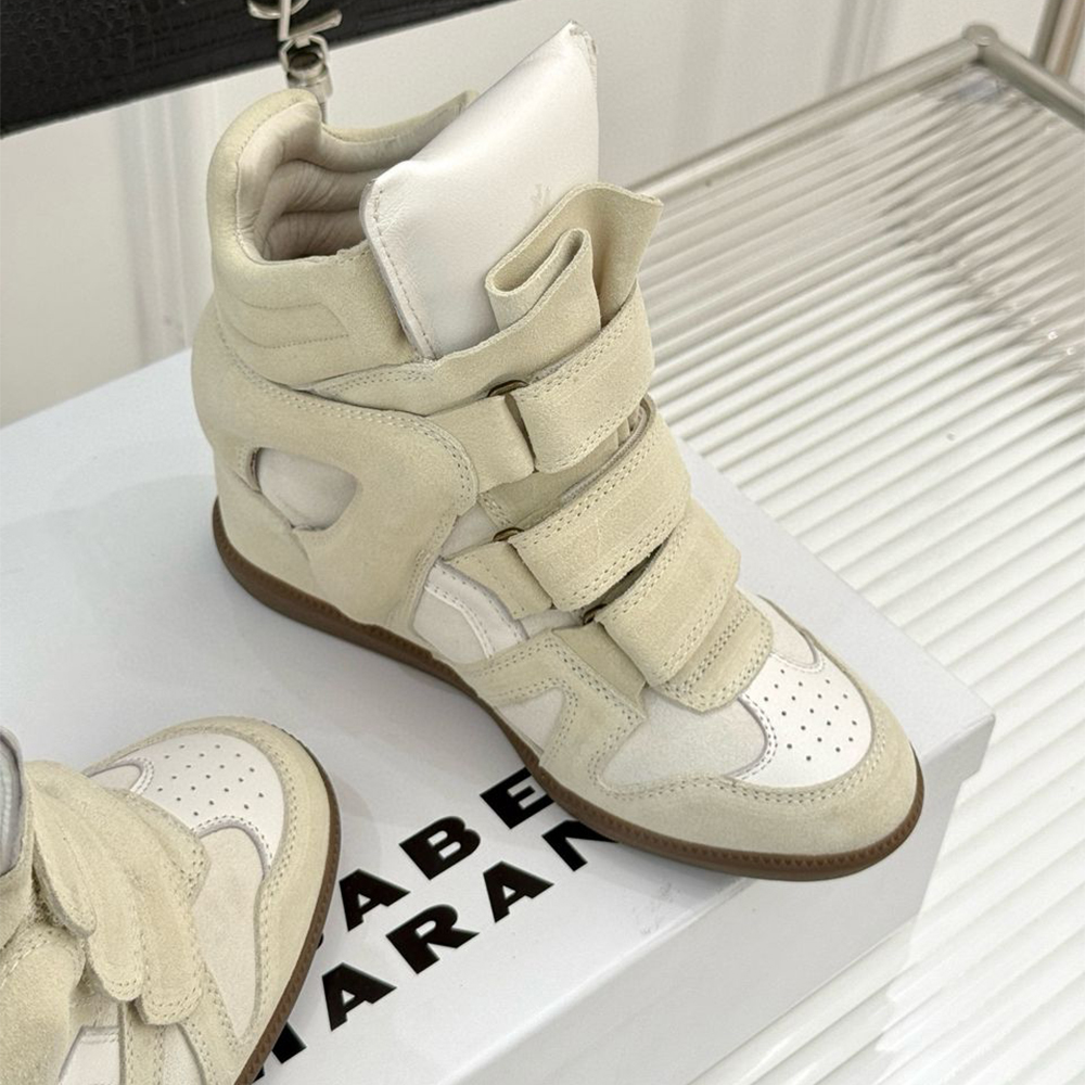 Isabel Marant, Bekett, Women's Sneaker, Beige - Afbeelding 6