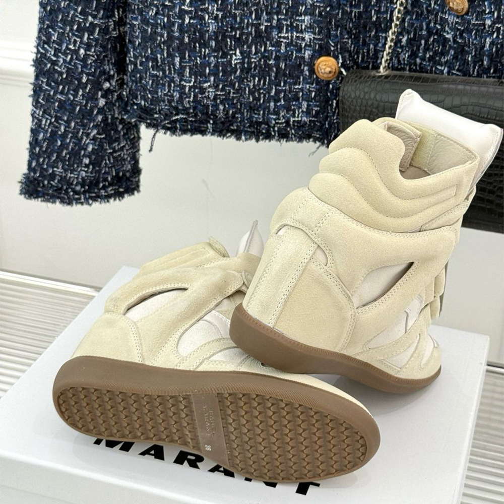 Isabel Marant, Bekett, Women's Sneaker, Beige - Afbeelding 7