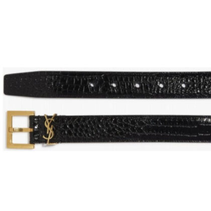 Yves Saint Laurent, Unisex Belt, Black