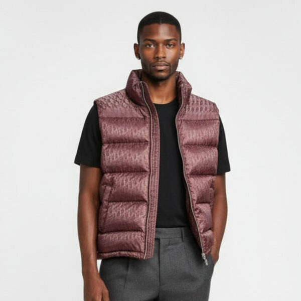 Christian Dior, Oblique, Men's Vest, Burgundy