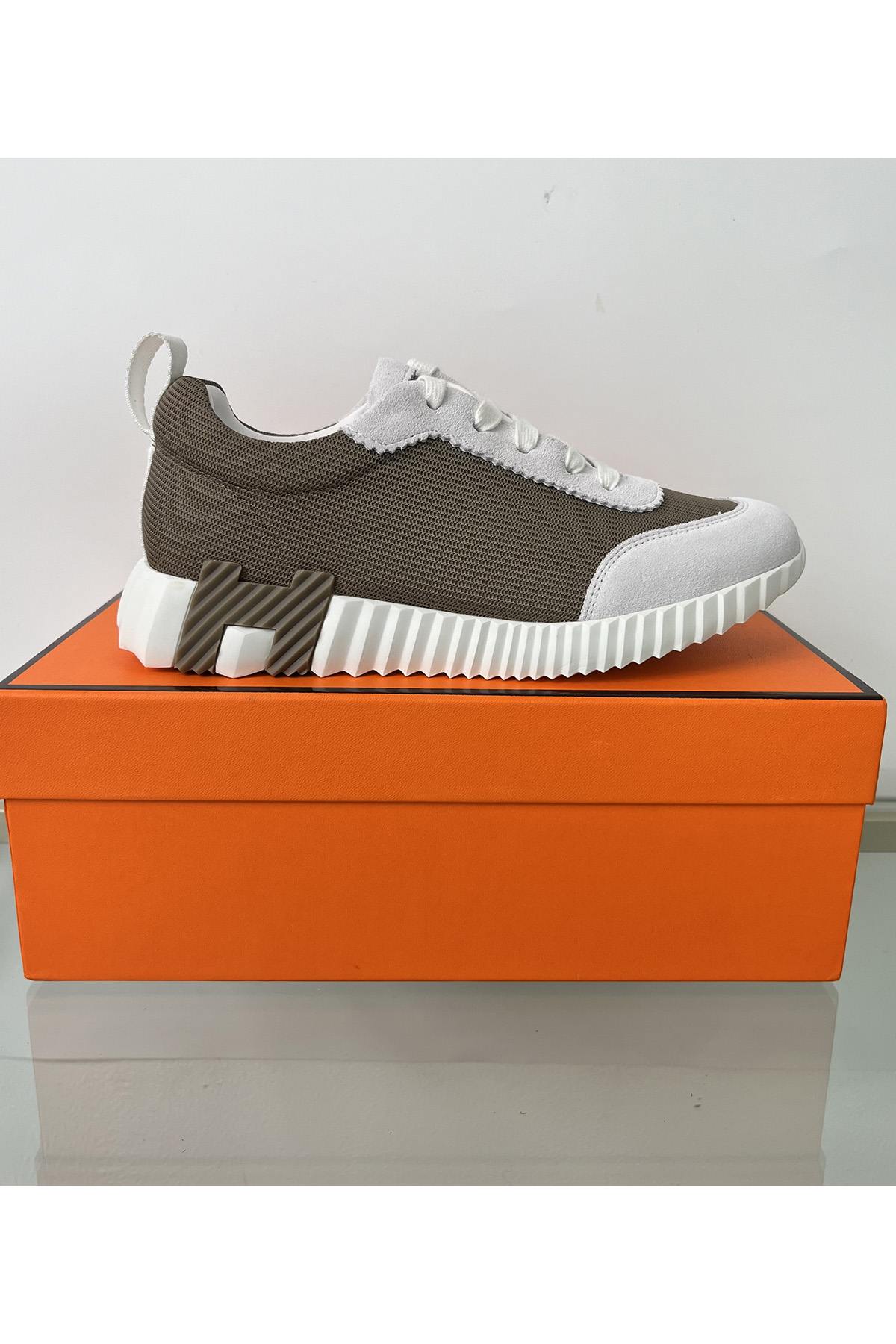 Hermes, Bouncing, Women's Sneaker, Brown - Afbeelding 3
