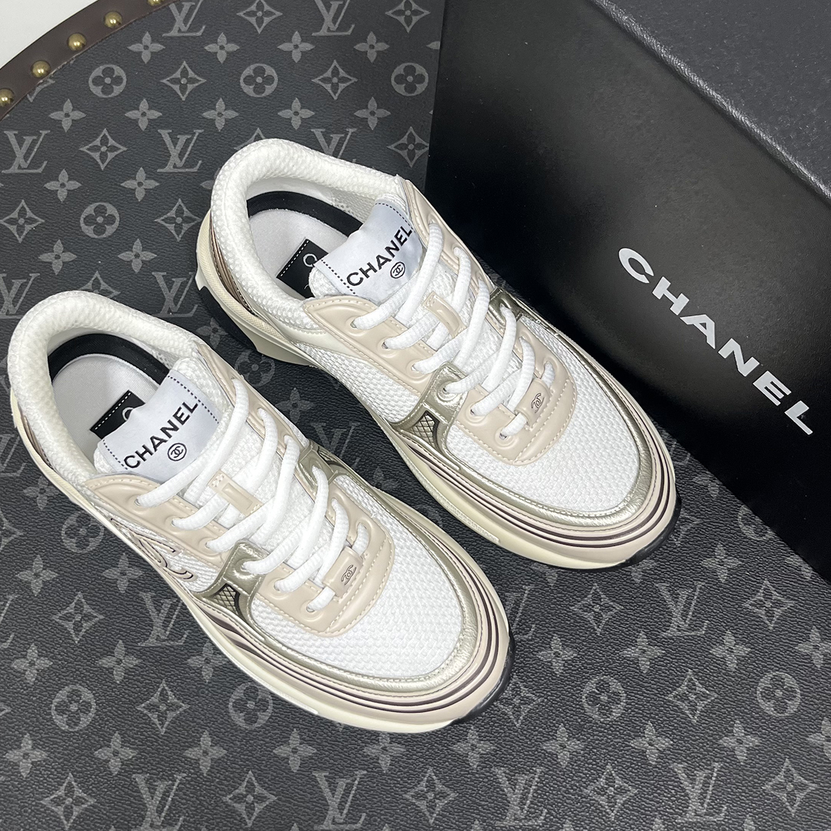 Chanel, Women, Shoes, Beige - Afbeelding 2