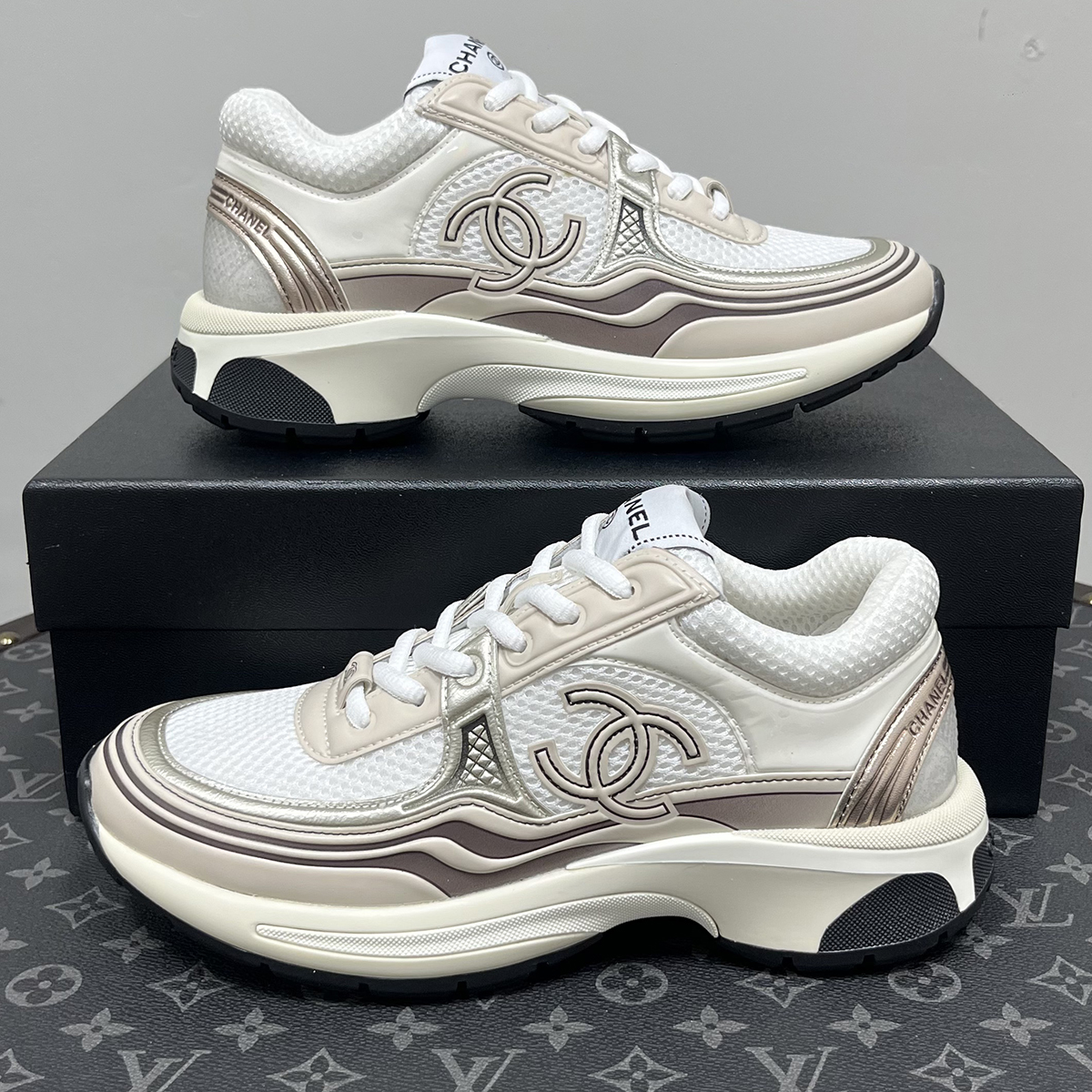 Chanel, Women, Shoes, Beige - Afbeelding 3