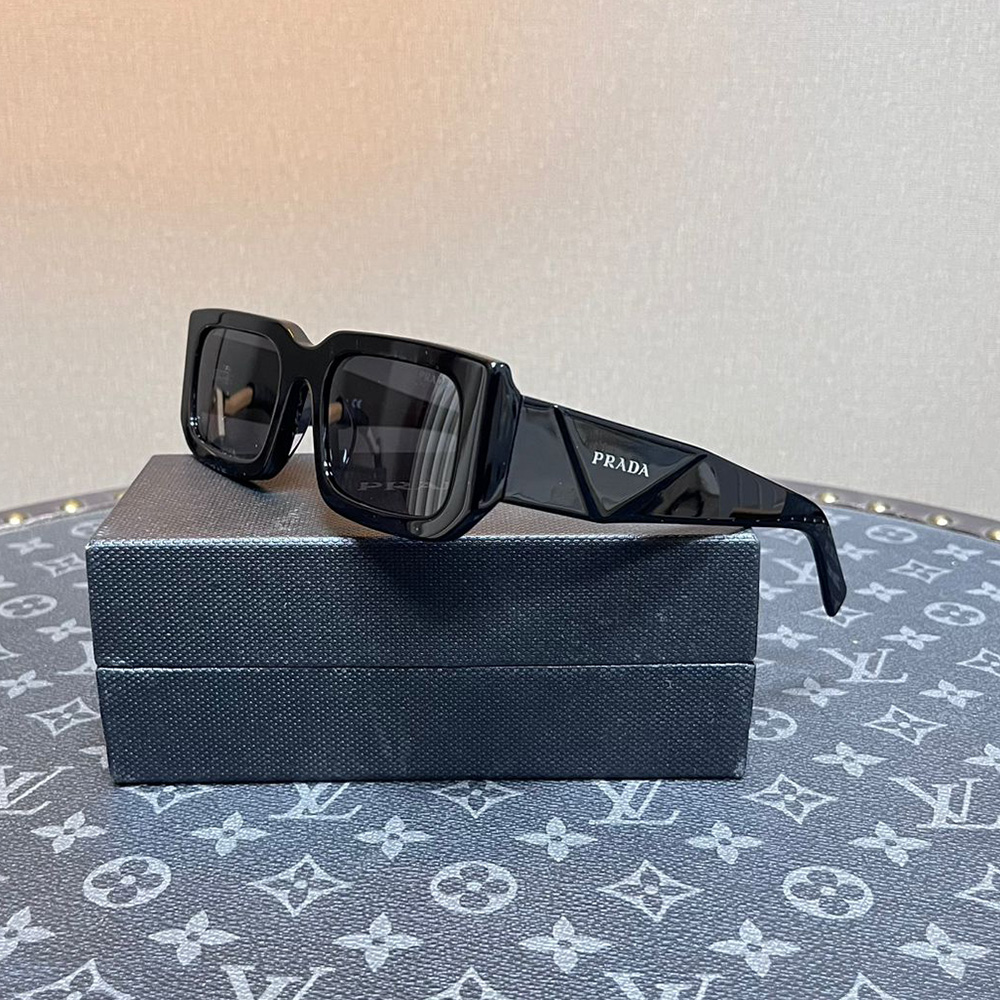 Prada, Unisex Sunglasses, Black
