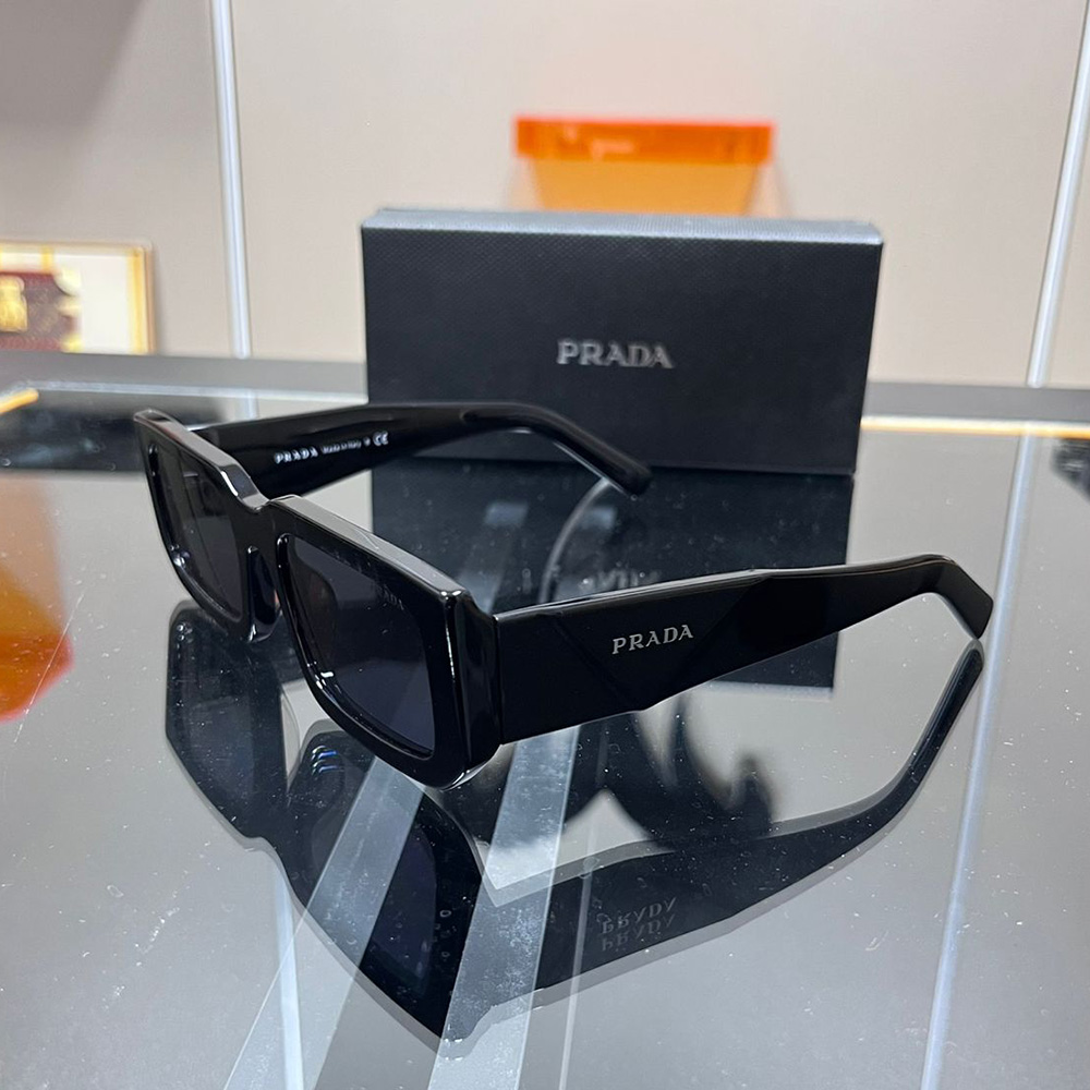 Prada, Unisex Sunglasses, Black - Afbeelding 3