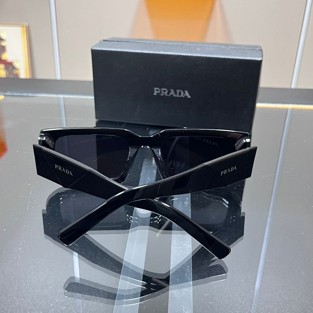 Prada, Unisex Sunglasses, Black - Afbeelding 5