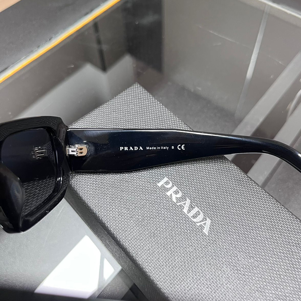 Prada, Unisex Sunglasses, Black - Afbeelding 6