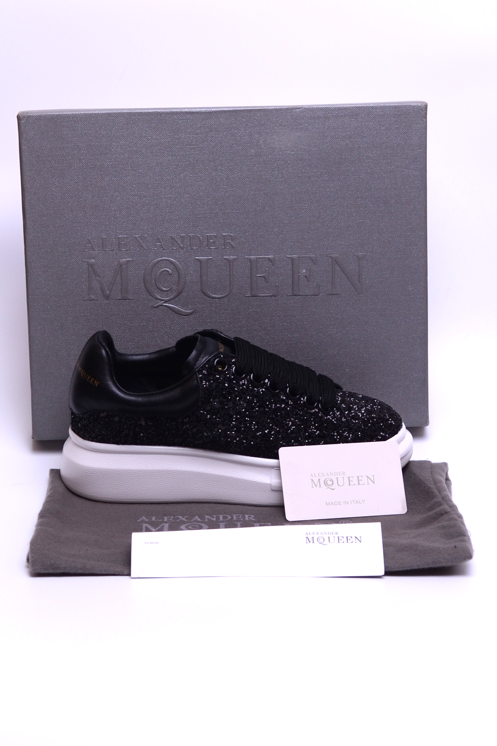 Alexander Mcqueen, Dames Oversized Sneakers, Zwart Oversized - Afbeelding 4