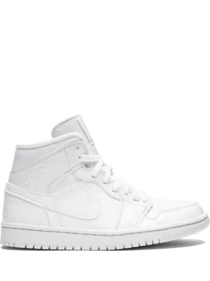 Jordan Air Jordan 1 Mid "Triple White Patent Leather" sneakers