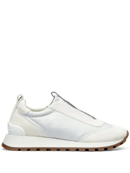 Brunello Cucinelli Monili-embellished low-top sneakers