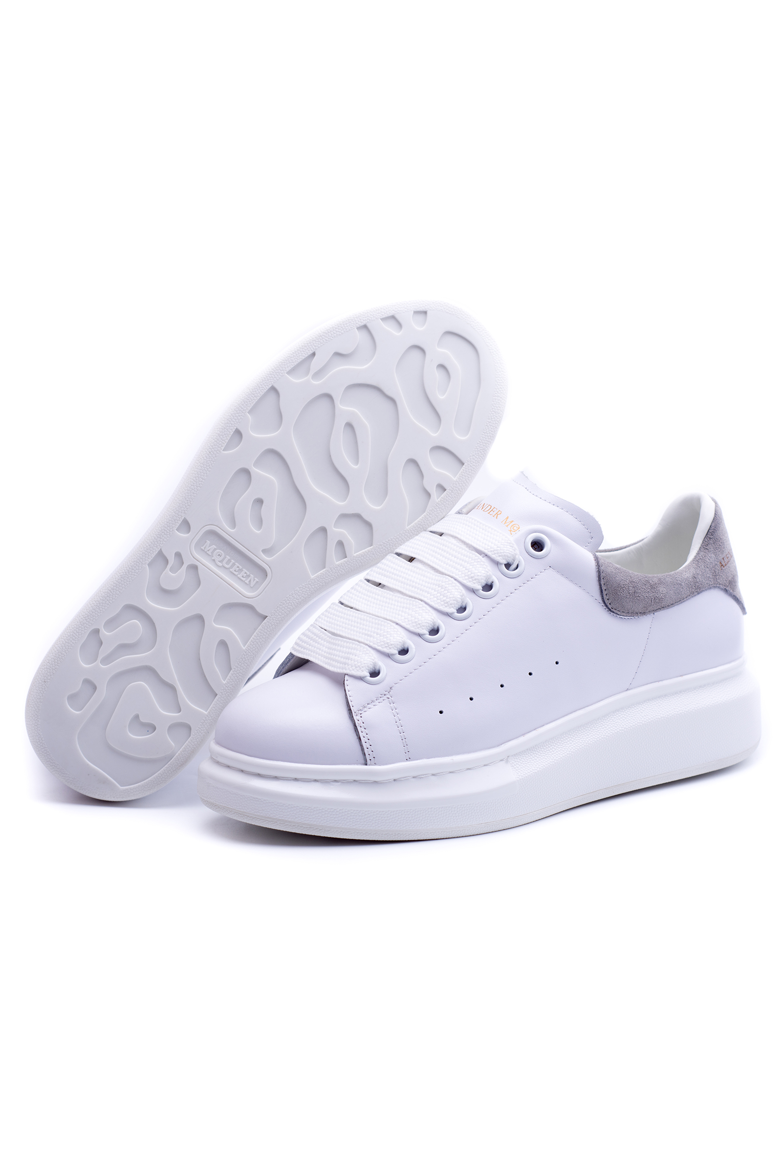 Alexander Mqueen, Women Oversized Sneakers, White Grey - Afbeelding 3