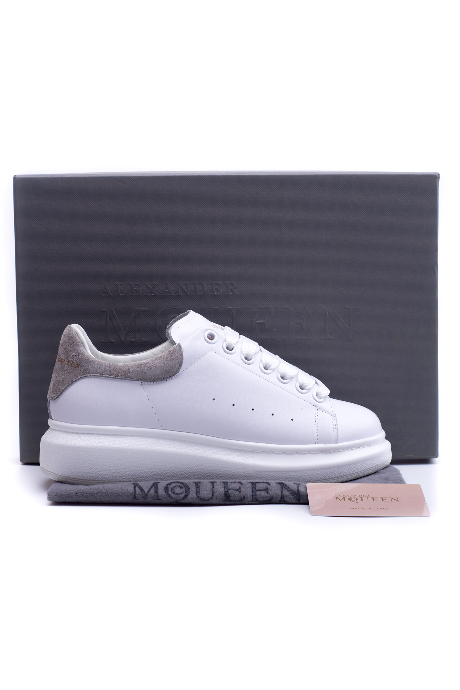 Alexander Mqueen, Women Oversized Sneakers, White Grey - Afbeelding 6