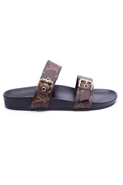 Louis Vuitton, Women's Slipper, Monogram Black