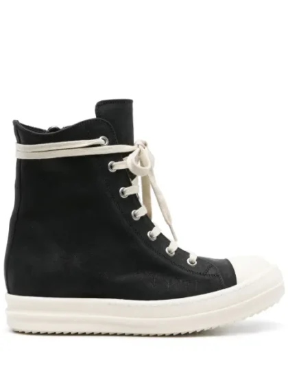 Rick Owens Lido leather hi-top sneakers