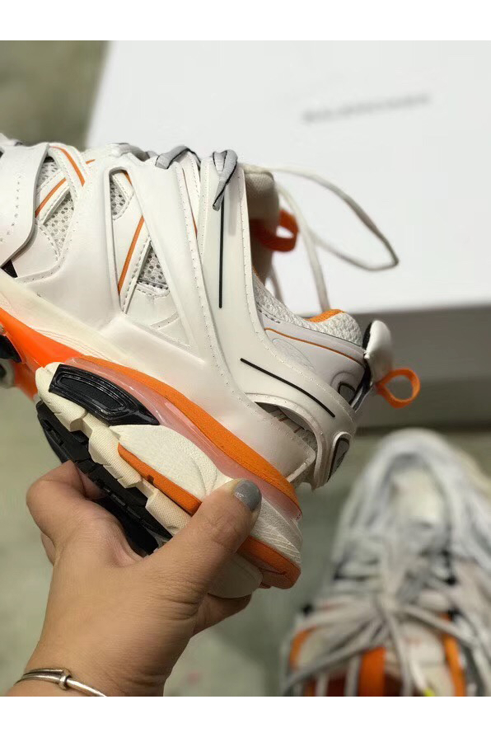 Balenciaga, Track Trainer, Women's Sneaker, White - Afbeelding 2