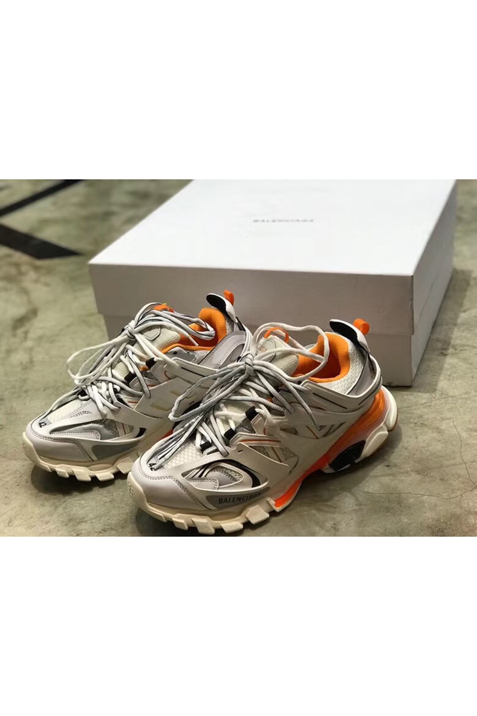 Balenciaga, Track Trainer, Women's Sneaker, White - Afbeelding 3